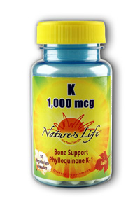 Natures Life - Vitamin K 1,000 mcg 1000mcg 50 Vcp-OUT OF STOCK