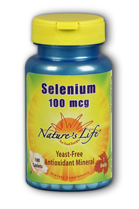 Natures Life - Yeast Free Selenium 100 mcg 100mcg 100 Tab