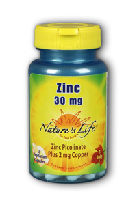 Natures Life - Zinc 30 mg Picolinate 30mg 50 Cap