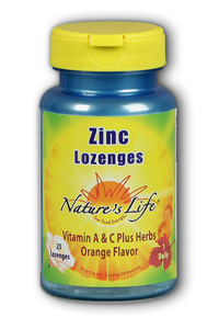 Natures Life - Zinc Lozenges Orange/Mint 12.5mg 25 Loz-OUT OF STOCK