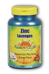 Natures Life - Zinc Lozenges Orange/Mint 12.5mg 50 Loz-OUT OF STOCK