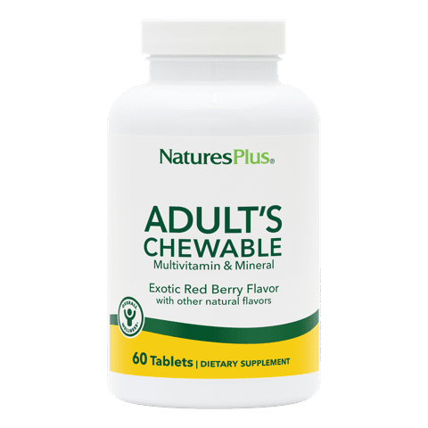 Natures Plus Adult Chewable Multi Red Fruit 60-OUT OF STOCK