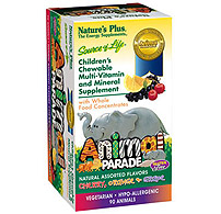 Natures Plus Animal Parade Assorted Chewable 90