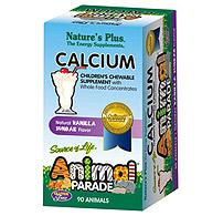 Natures Plus Animal Parade Calcium Chewable 90
