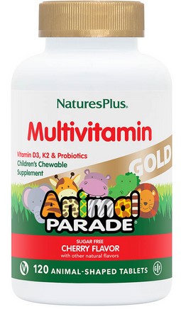 Natures Plus Animal Parade Gold Cherry Chewable 120