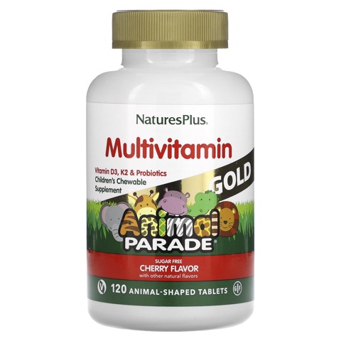 Natures Plus Animal Parade Gold Cherry Chewable 120