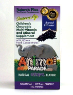 Natures Plus Animal Parade Grape Chewable 180