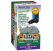 Natures Plus Animal Parade Grape Chewable 90