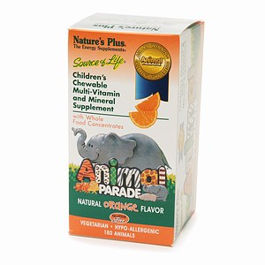 Natures Plus Animal Parade Orange Chewable 180