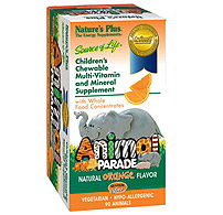 Natures Plus Animal Parade Orange Chewable 90