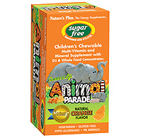 Natures Plus Animal Parade Sugar Free Orange 90