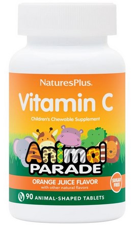 Natures Plus Animal Parade Sugar Free Orange 90