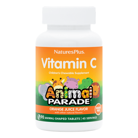 Natures Plus Animal Parade Sugarfree Vit C Chewable 90