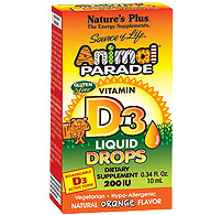 Natures Plus Animal Parade Vit D3 200 Iu Drops 10Ml