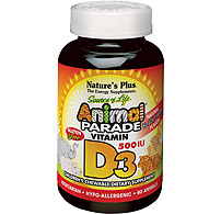 Natures Plus Animal Parade Vit D3 500 Iu Chewable 90