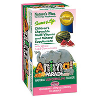 Natures Plus Animal Parade Watermelon Chewable 90