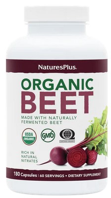 Natures Plus Beet  Organic 180 Caps