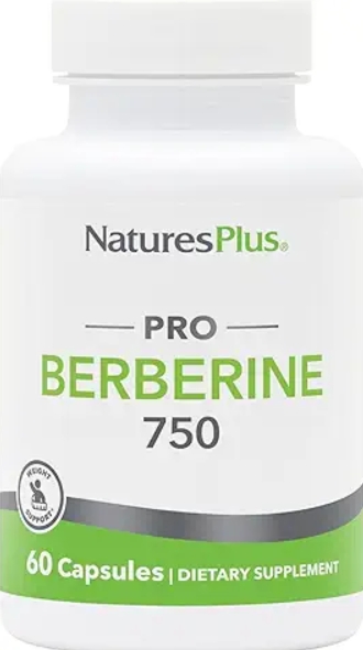 Natures Plus Berberine 500Mg Vegetarian Capsules 90