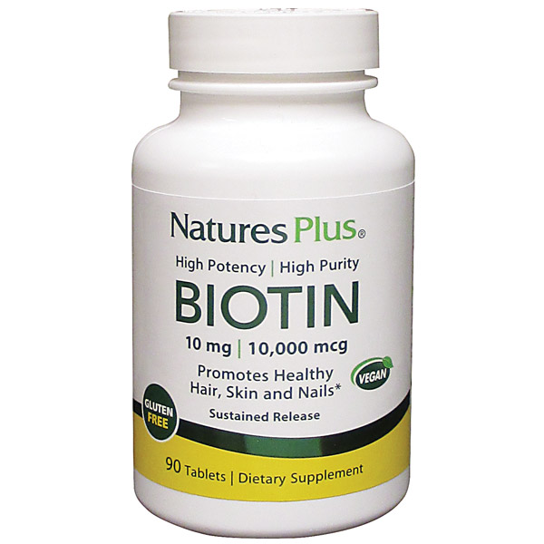 Natures Plus Biotin 10 Mg Slow Release Tablet 90