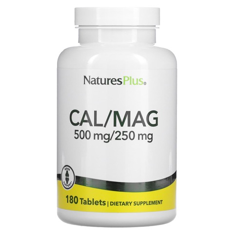 Natures Plus Cal/Mag 500 Mg/250 Mg Tablet 180