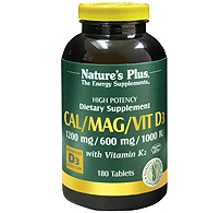 Natures Plus Cal/Mag With Vit D3 + Vit K2 Tablet 180