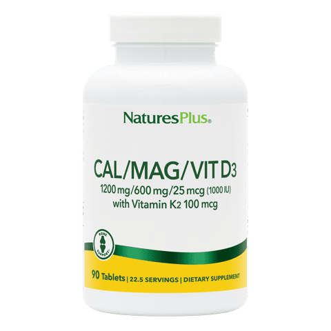 Natures Plus Cal/Mag With Vit D3/Vit K2 Tablet 90