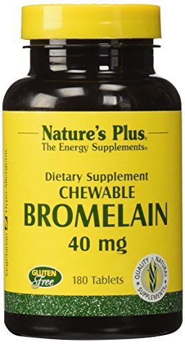 Natures Plus Bromelain 40 Mg Chewable 180