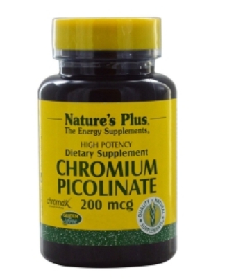 Natures Plus Chromium Picolinate 200 Mcg Tablets 180