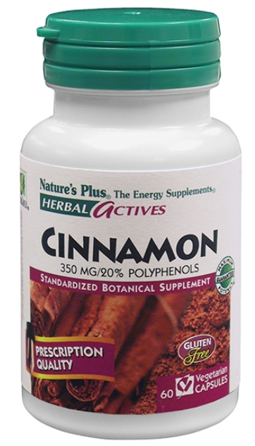 Natures Plus Cinnamon 350 Mg Vegetarian Capsule 60-UNAVAILABLE