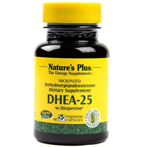 Natures Plus Dhea-25 25 Mg Vegetarian Capsule 60