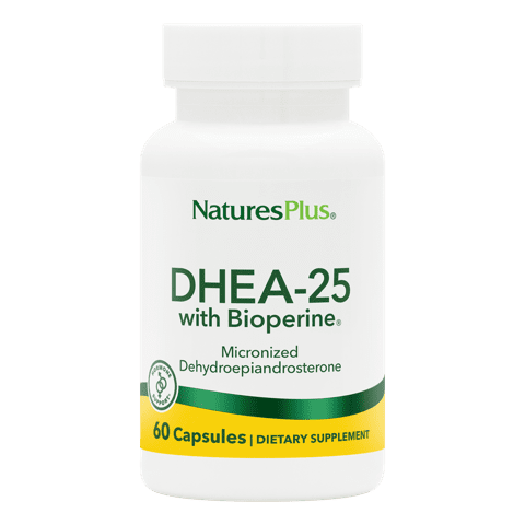 Natures Plus Dhea-25 25 Mg Vegetarian Capsule 60