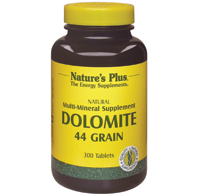 Natures Plus Dolomite 44 Grain Tablet 300-UNAVAILABLE