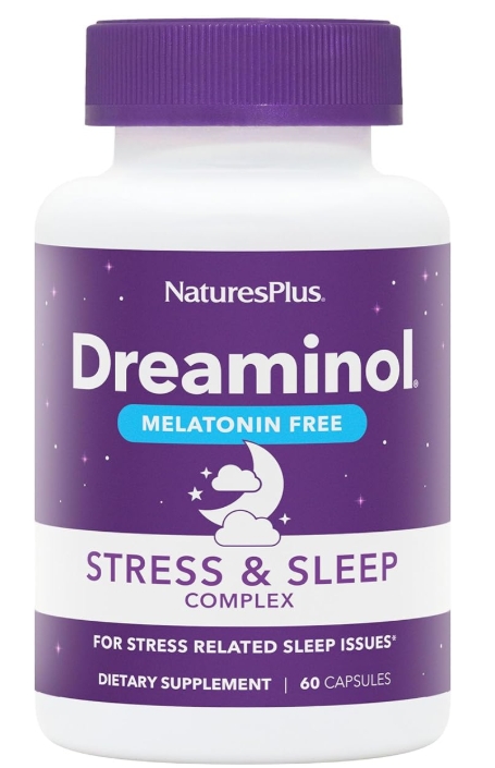 Natures Plus Dreaminol Stress & Sleep Complex w/ Melatonin 60 caps
