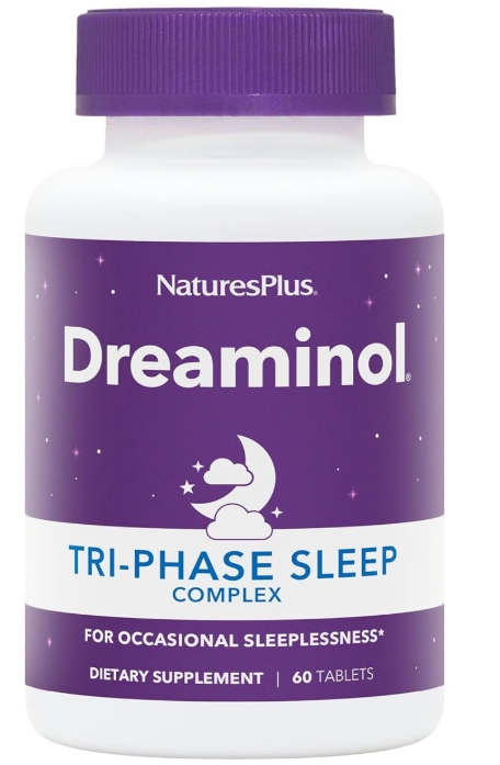 Natures Plus Dreaminol Tri-phase Sleep Complex  60 caps