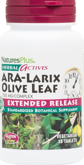 Natures Plus Ara-Larix + Olive Leaf Extended Release Tablet 30     TEMPORARILY UNAVAILABLE