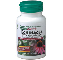 Natures Plus Echinacea/Goldenseal 300Mg Cmplx Vcap 60