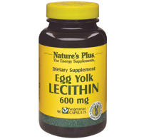 Natures Plus Egg Yolk Lecithin 600 Mg Vegetarian Capsule 90