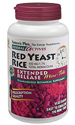 Natures Plus Red Yeast Rice Extended Release 600Mg M/T 120