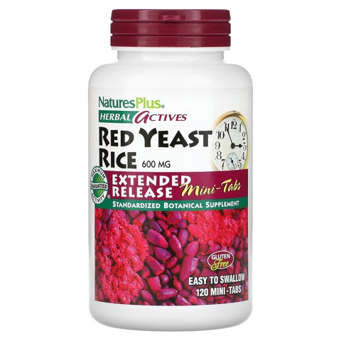 Natures Plus Red Yeast Rice Extended Release 600Mg M/T 120