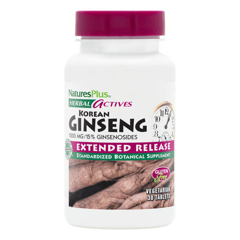 Natures Plus Korean Ginseng Extended Release 1000 Mg Tablet 30