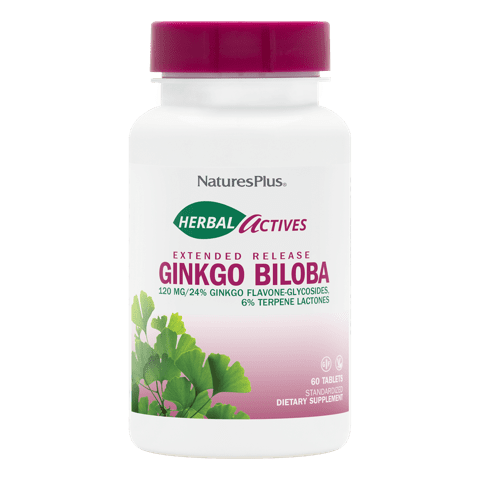Natures Plus Ginkgo Biloba Extended Release 120 Mg Tablet 60