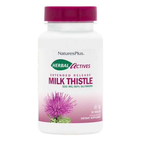 Natures Plus Milk Thistle Extended Release 500 Mg Tablet 30