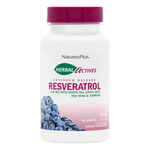 Natures Plus Resveratrol Extended Release 125 Mg 60 Tablet