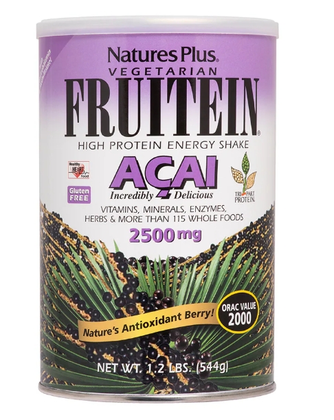Natures Plus Fruitein Shake Acai 1.2 Lb