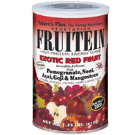Natures Plus Fruitein Shake Exotic Red Fruit 1.3 Lb
