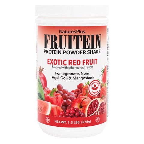 Natures Plus Fruitein Shake Exotic Red Fruit 1.3 Lb