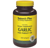 Natures Plus Garlic & Parsley Oil Softgel 180