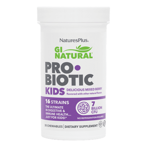 Natures Plus Gi Natural Probiotic Kid Chew 30