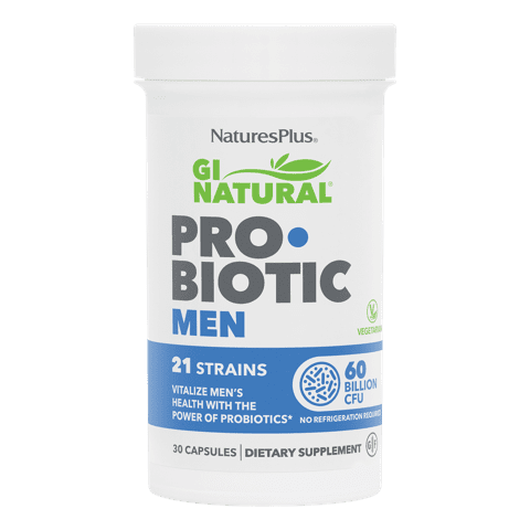 Natures Plus Gi Natural Probiotic Men Caps 30
