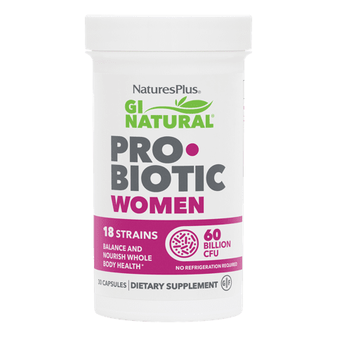 Natures Plus Gi Natural Probiotic Women Caps 30